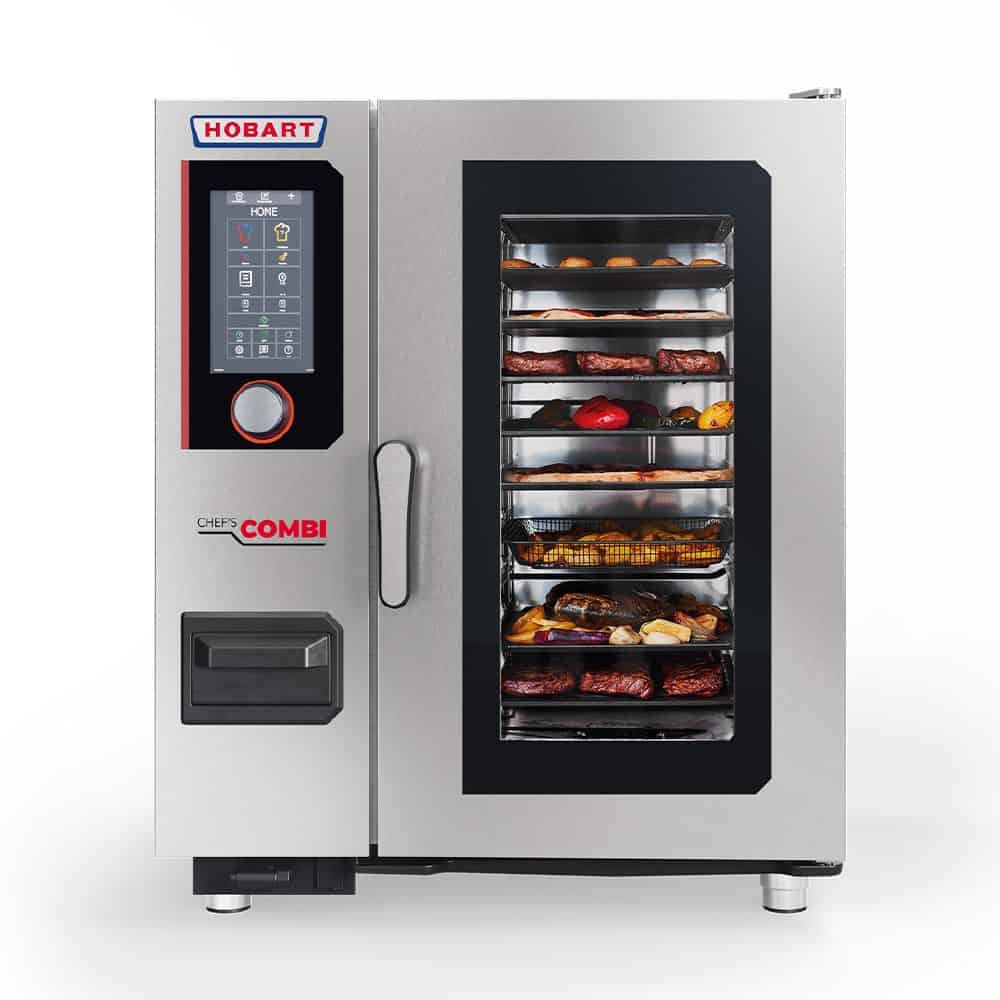 Hobart Chef's Combi 101 Capacity: 10 x 1/1 GN Maximum total load: 50kg
