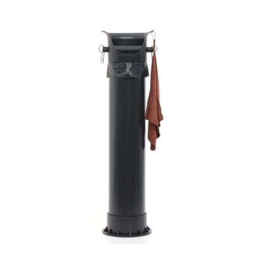 Coffee Knock Box Vertical Black