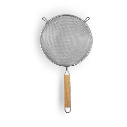 Strainer Double Mesh 180mm Nickel Plated
