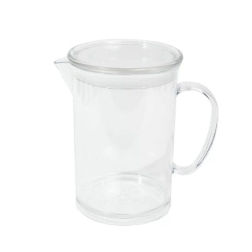 HC Jug With Lid Clear 1 Ltr PC (#50)