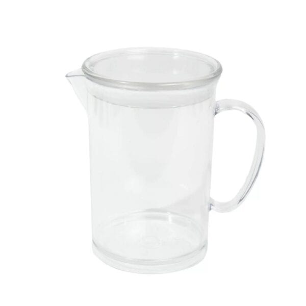 HC Jug With Lid Clear 1 Ltr PC (#50)