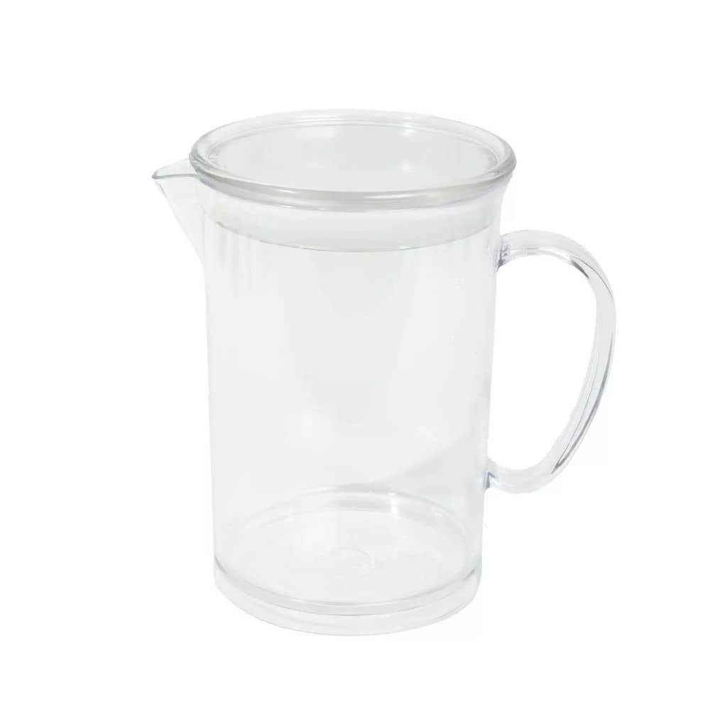 HC Jug With Lid Clear 1 Ltr PC (#50)