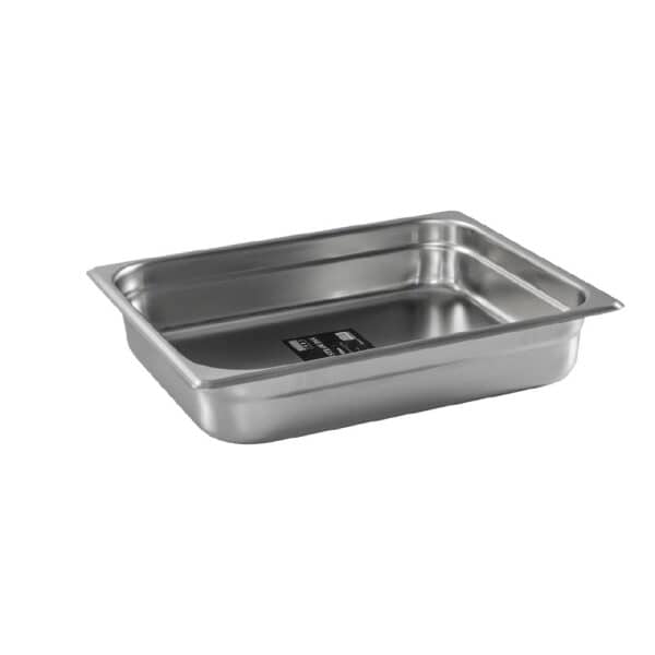KHAJ1502 GN Steam Pan 1/2 x 65mm S/S Anti-Jam Classik Chef