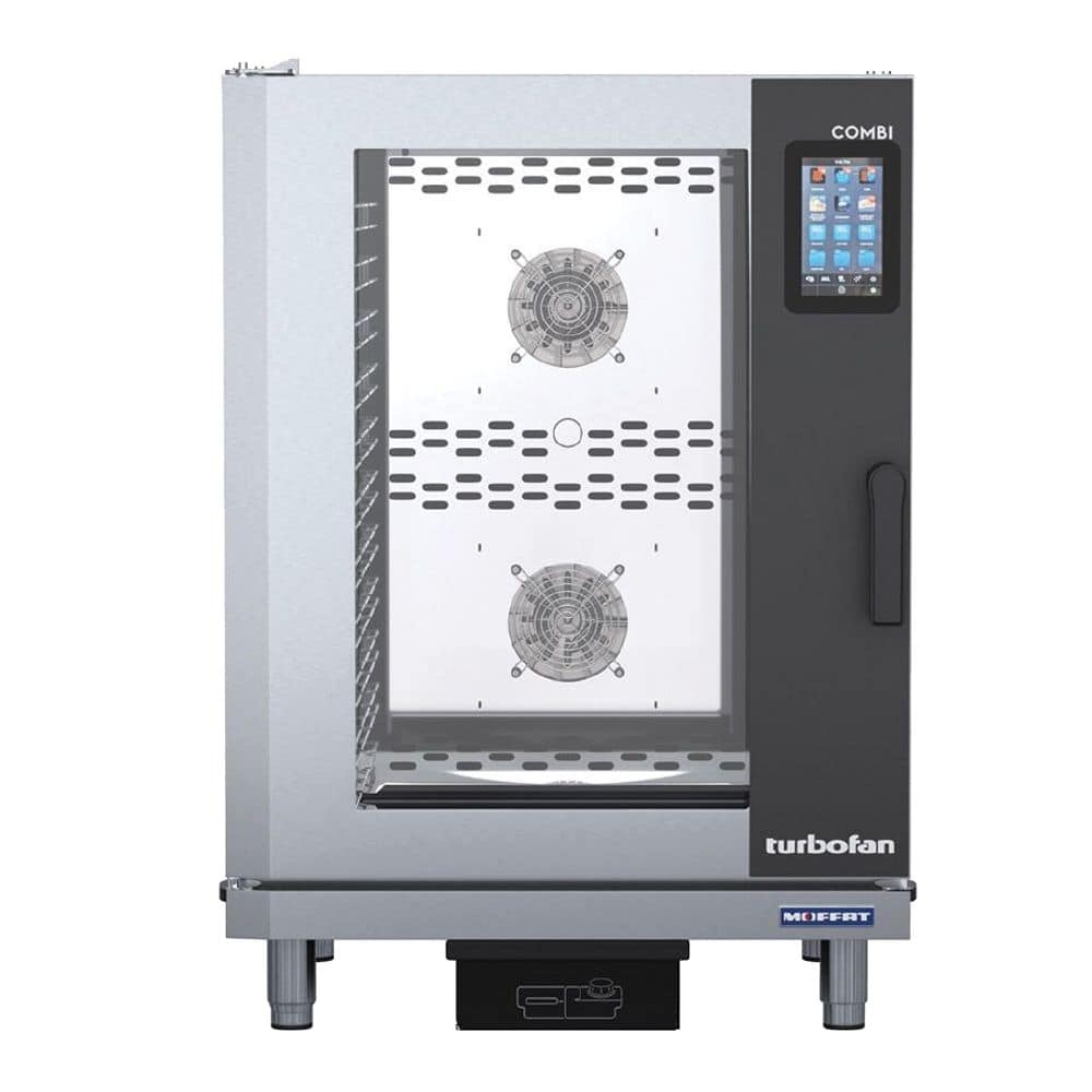 TURBOFAN Electric Combi Oven 10 Tray 1/1 GN - Touch 777mm EC40T10