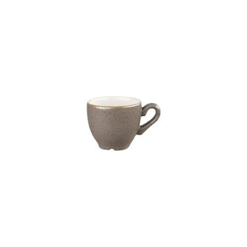 Peppercorn Grey Espresso Cup 100ml Stonecast