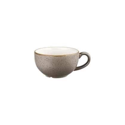 Peppercorn Grey Cappuccino Cup 227ml Stonecast