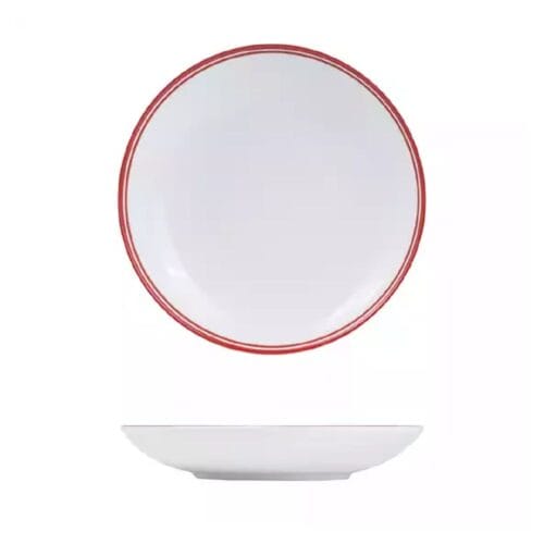 Round Coupe Bowl 1280ml Nano Cru Red