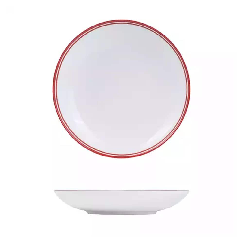 Round Coupe Bowl 1280ml Nano Cru Red