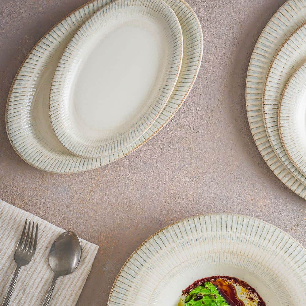 Albus Oval Plate 220mm Galata