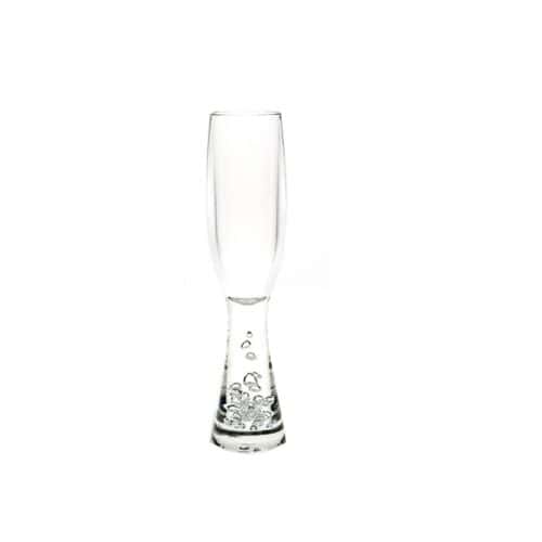 D-Still Champagne Flute 180ml w/ Bubble Base Polycarbonate