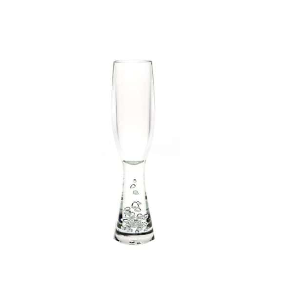 D-Still Champagne Flute 180ml w/ Bubble Base Polycarbonate
