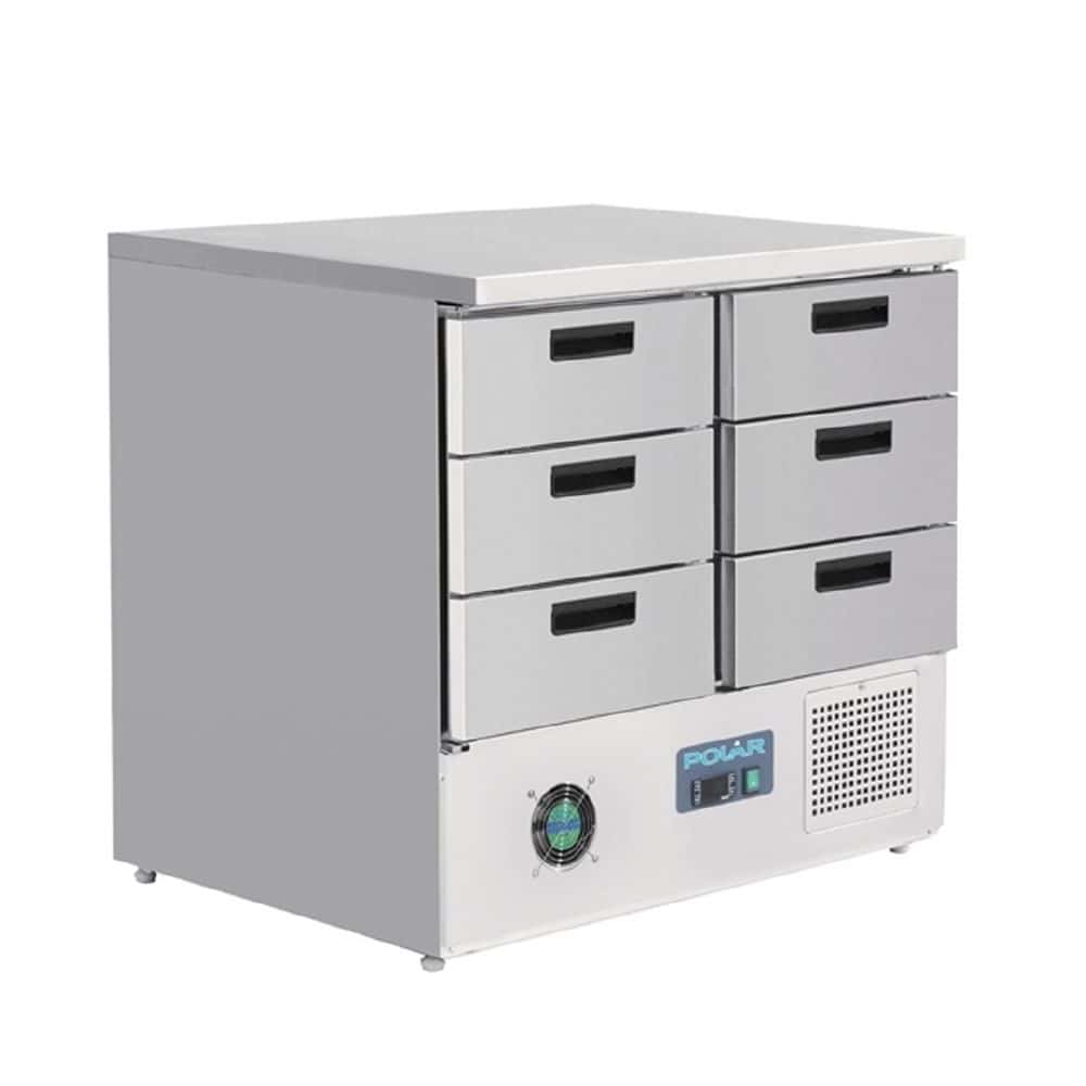 Polar G-Series Refrigerated Counter with 6 Drawers