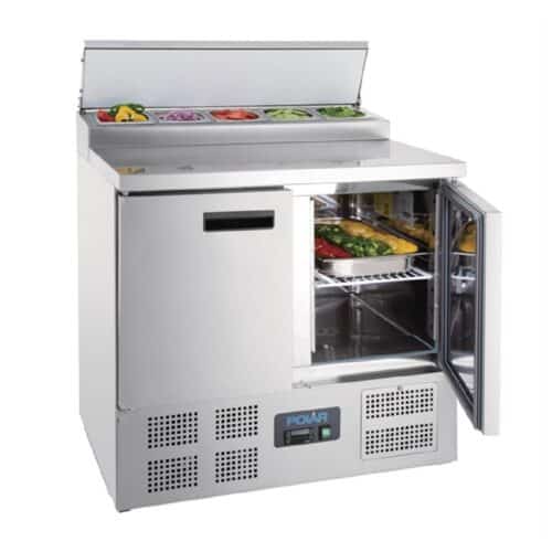 Polar G-Series Pizza Prep Counter Fridge 254Ltr