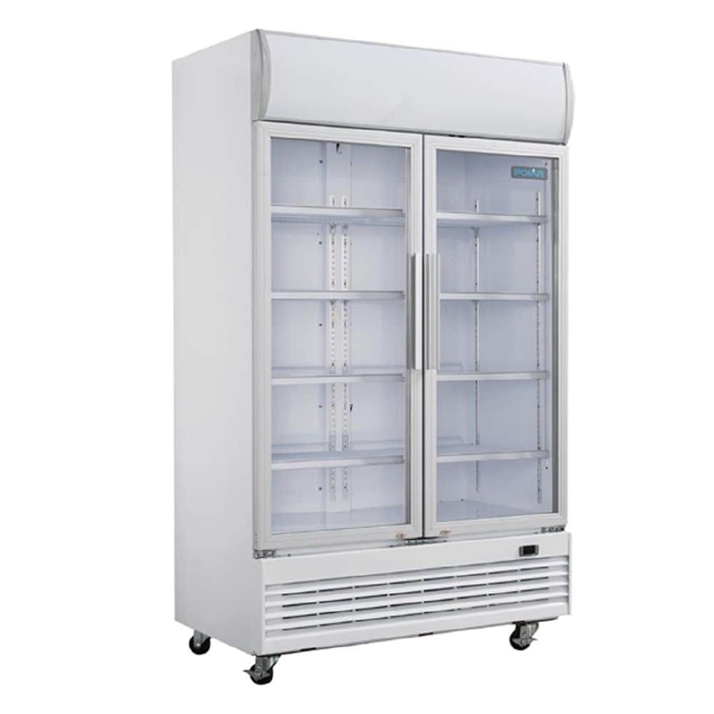 Polar G-Series Upright Display Cooler with Light Box Hinged Door 950Ltr