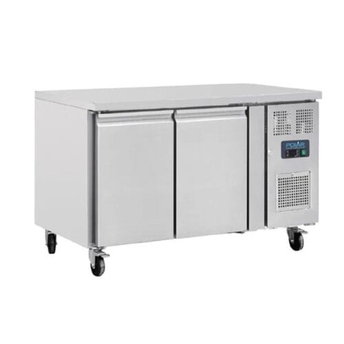 Polar U-Series Double Door Counter Fridge 282L 300W 1.8amp