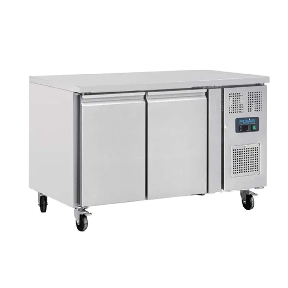 Polar U-Series Double Door Counter Fridge 282L 300W 1.8amp