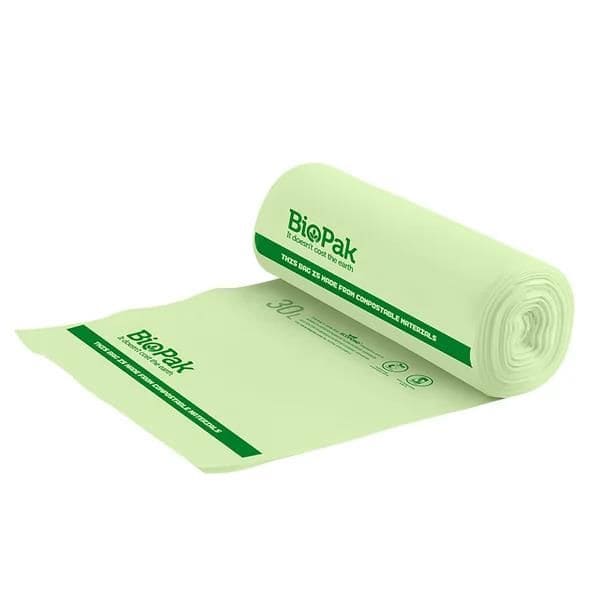 Garbage Bag 50L (30 Bags) BioPlastic Green Roll