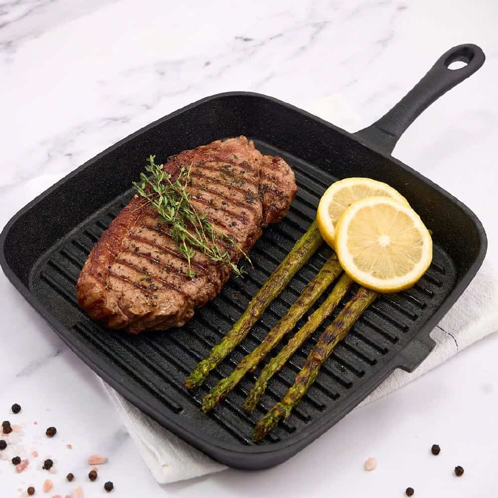Skillet Square Ribbed 230mm x 230mm