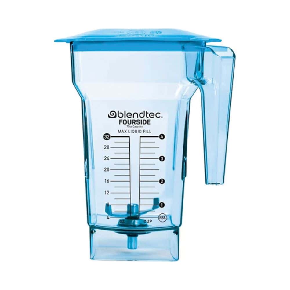 Blendtec Jug FourSide 75oz w/ Hard Lid - Blue
