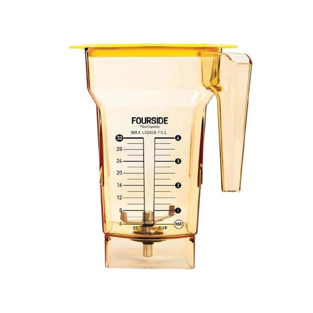 Blendtec Jug FourSide 75oz w/ Hard Lid - Yellow