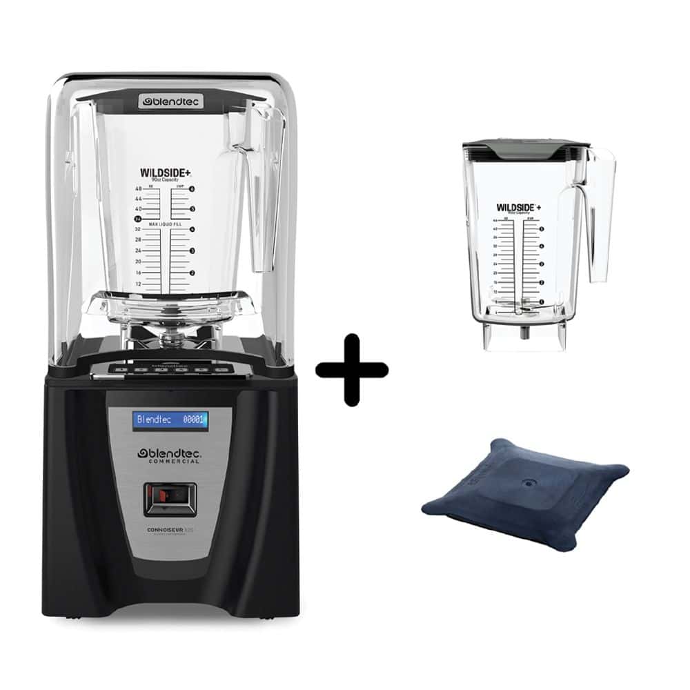 Blendtec Blender "Connoisseur 825",10 amps, 220v w/ WildSide Jug + Soft Lid