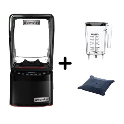 Blendtec Blender "Stealth 885", 10 amps, 220v w / WildSide Jug + Soft Lid