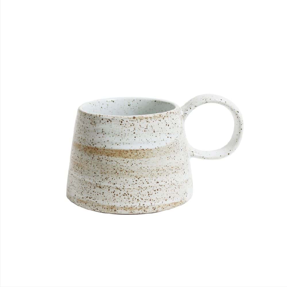 Large Handled Mug 350ml Ceylon White
