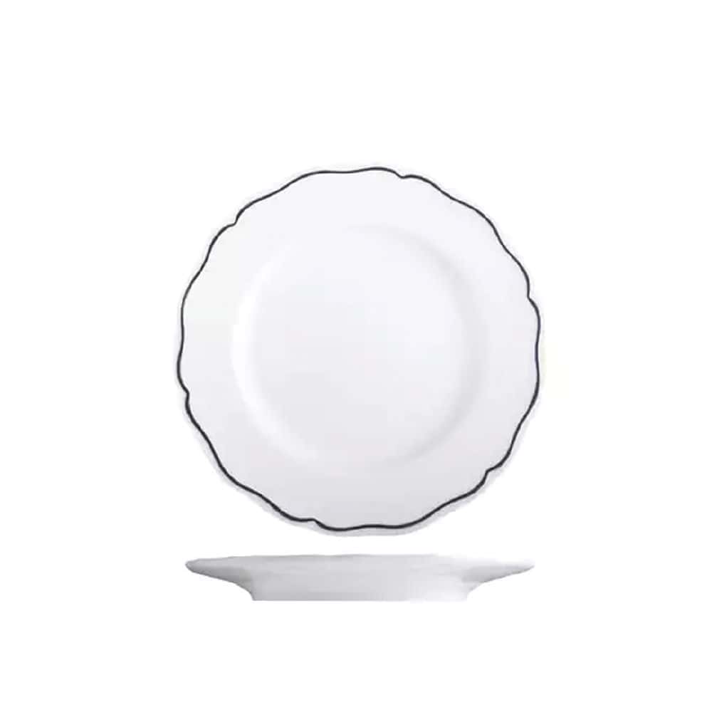 Round Plate 166mm Charleston Blue Band