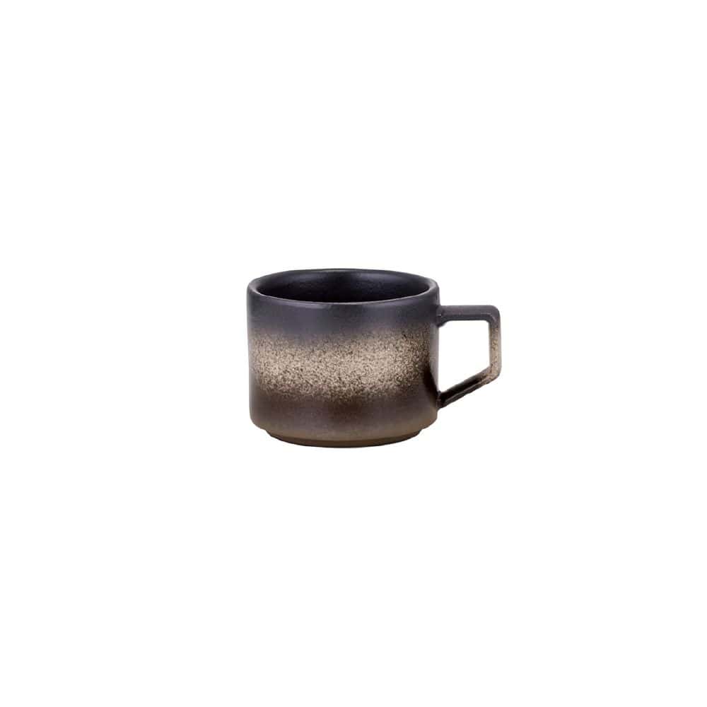 Straight Side Espresso Cup 90ml Tan Bark