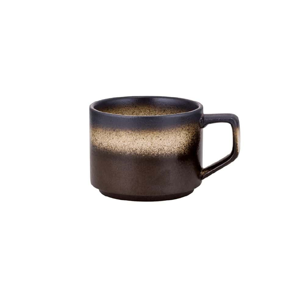 Straight Side Cup 220ml Tan Bark