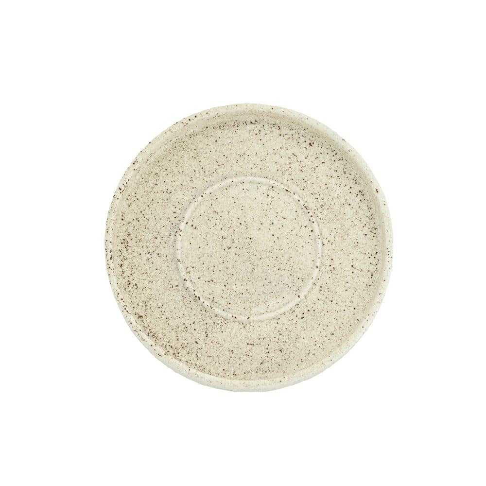 Straight Side Saucer 155mm Tan