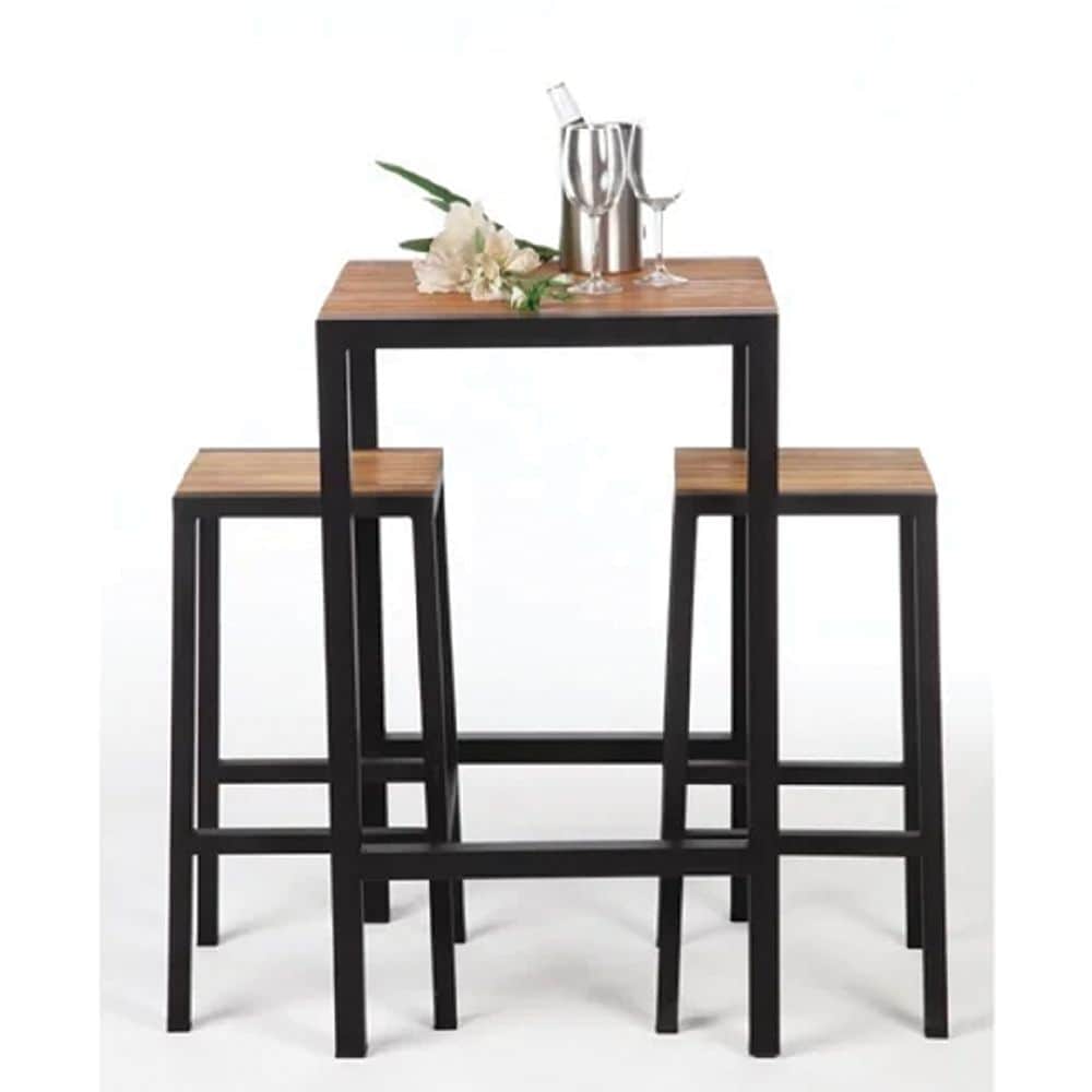 Square Bar Table 600x600mm Bolero