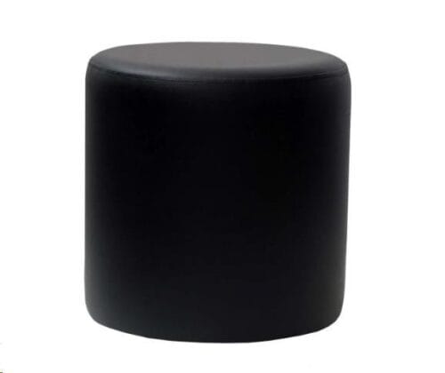 Ottoman Round Seat 450mm Vinyl Durafurn