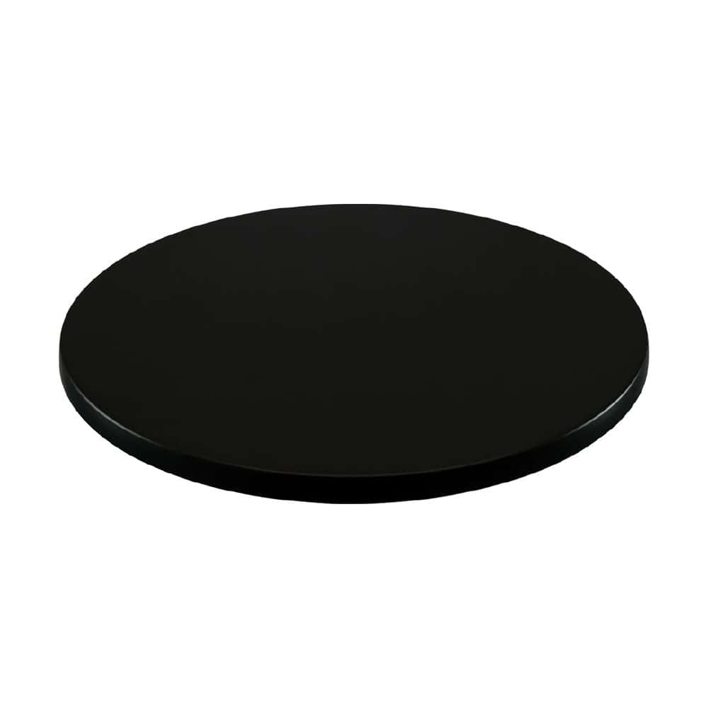 Round Table Top Round 600mm Werzalit - Black