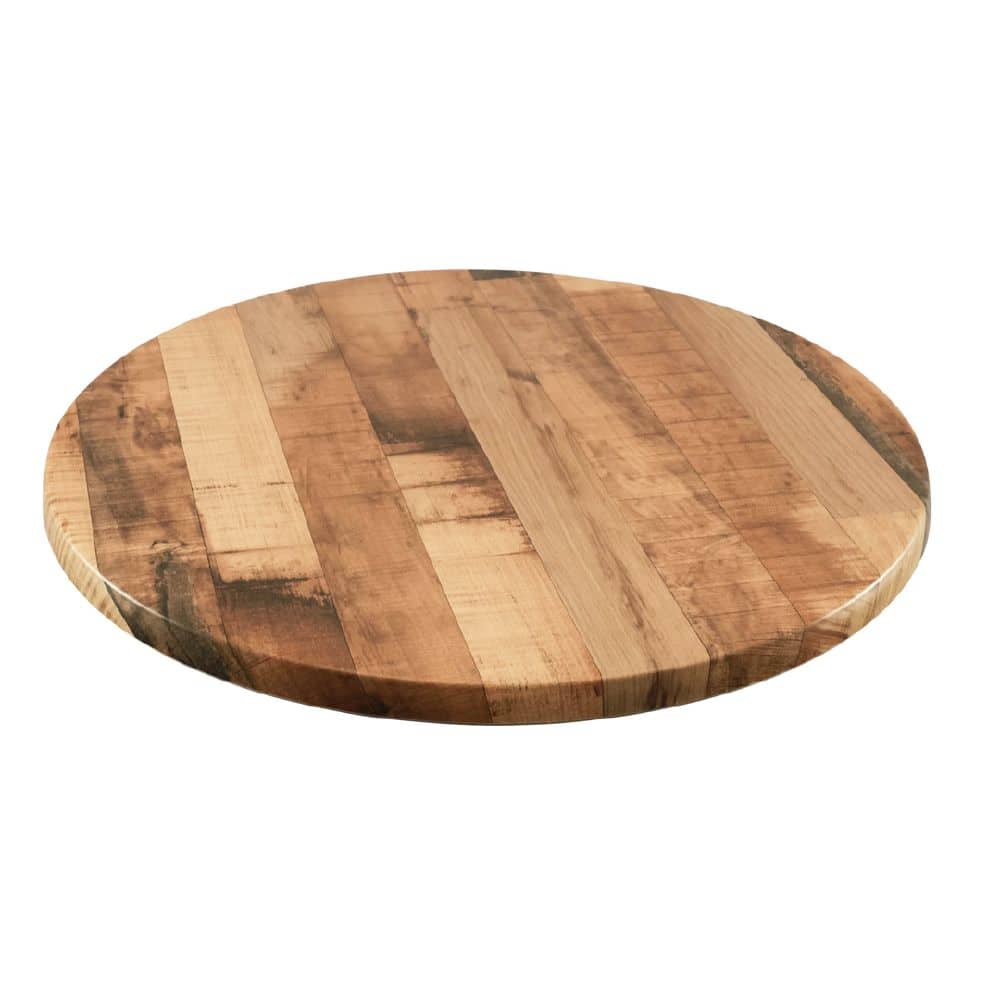 Round Table Top Round 600mm Werzalit - Rustic Kansas