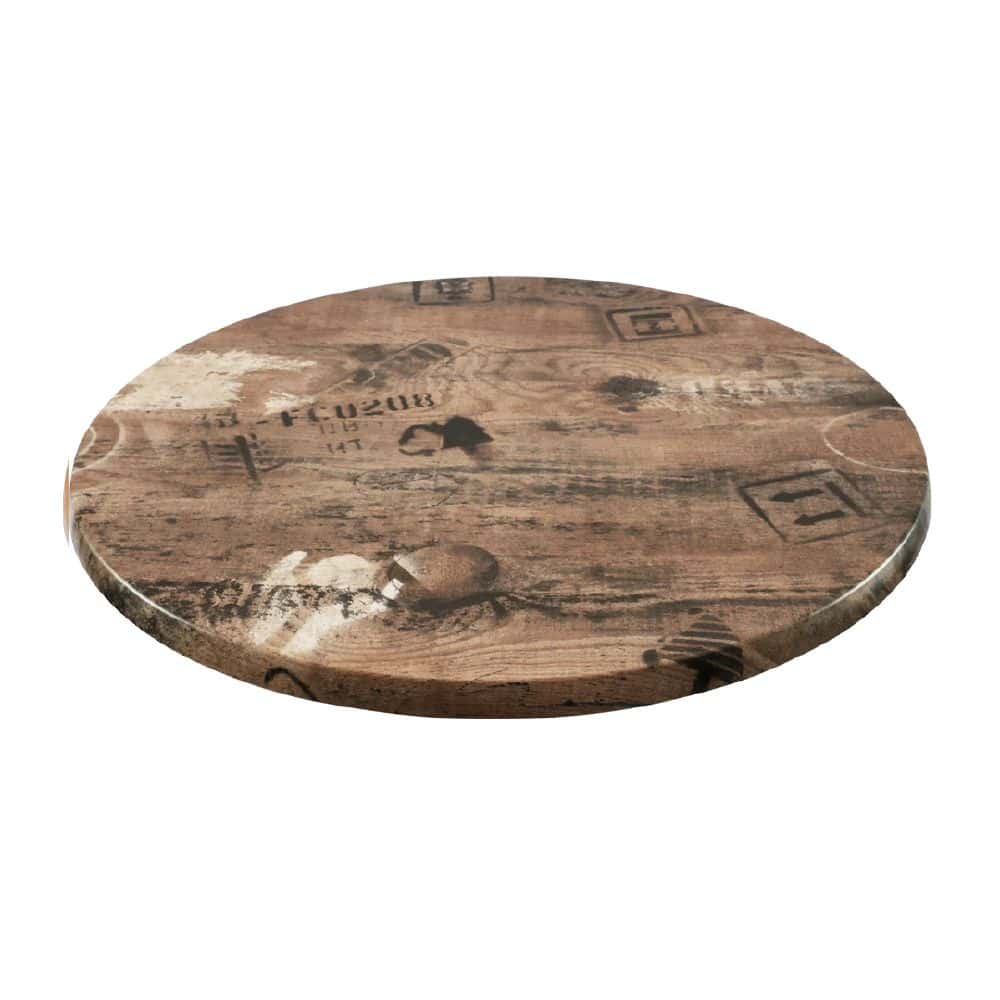 Round Table Top Round 600mm Werzalit - Ex Works