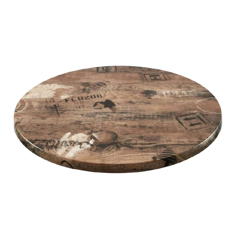 Werzalit Table Top Round 700mm Duratop - Ex Works