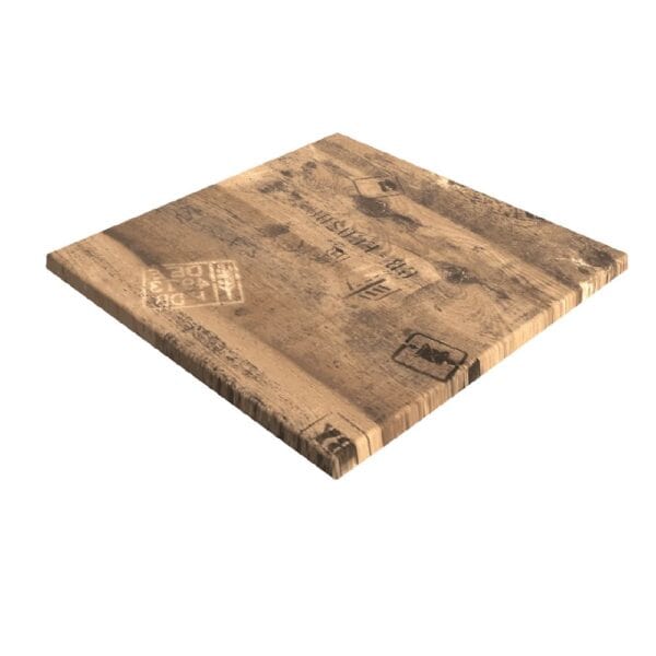 FL12811778288 Werzalit Table Top Square 800mm Duratop - Ex Works