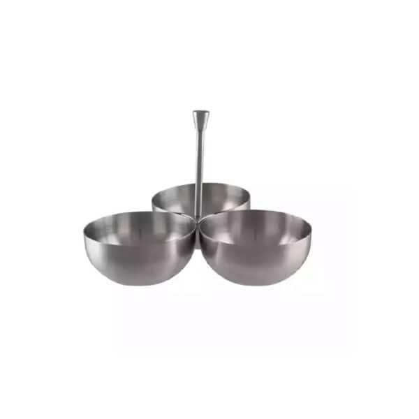 TI70554 Condiment Caddy 3 Compartment 180ml S/S