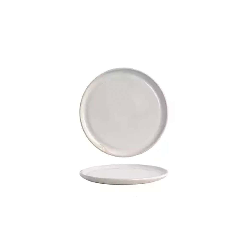 Gembrook Round Flat Coupe Plate 200mm Pottr - White