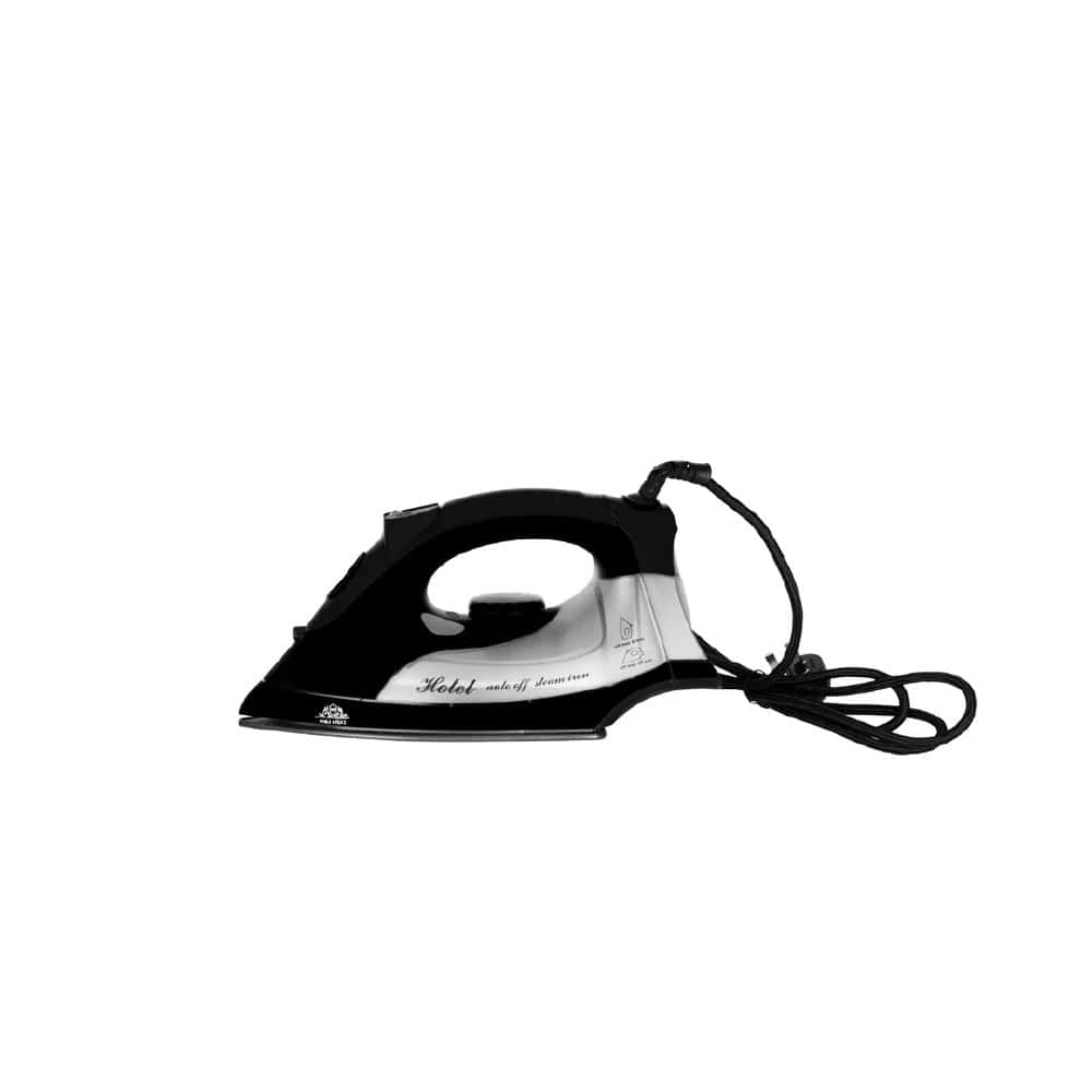 Steam Iron Adjustable Temp Self Clean Auto Off Noble & Price - Black