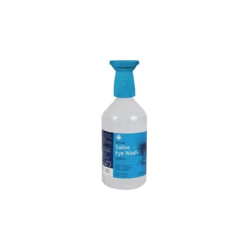 Saline Eye Wash 500ml Eye Cap Reliwash