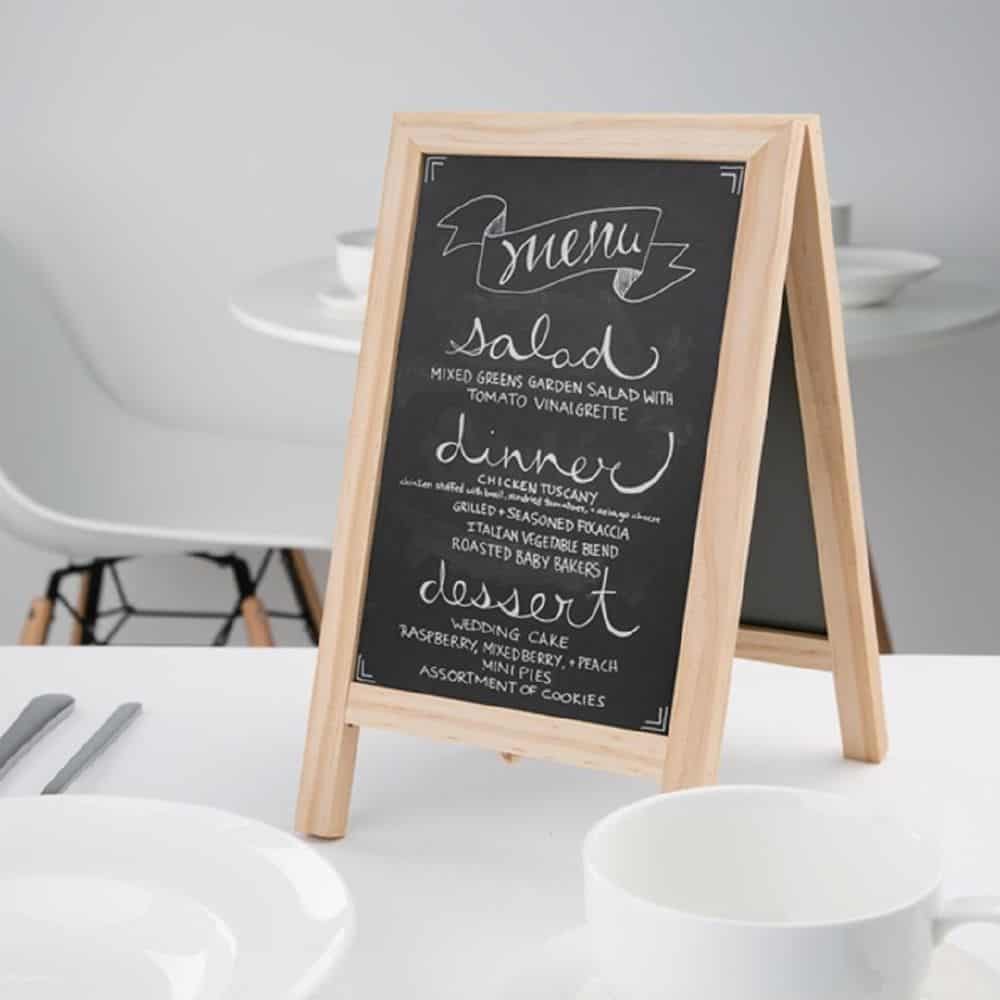 Display Chalkboard A-Frame 256x152x26mm Olympia