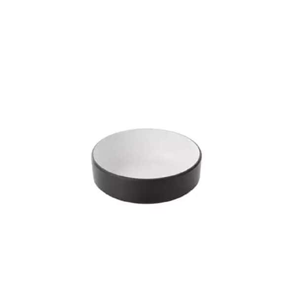 Melamine Stackable Sauce Dish 155mm White/Black