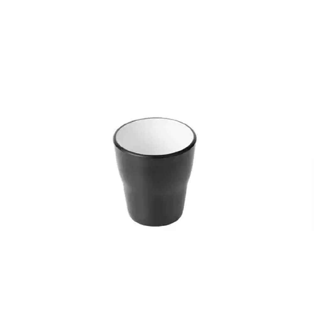Melamine Tumbler 150ml White/Black