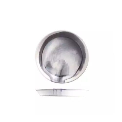 Finn Round Plate Tapered 150mm Pottr - Black Smoke