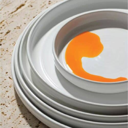 Finn Round Plate Tapered 170mm Pottr - White