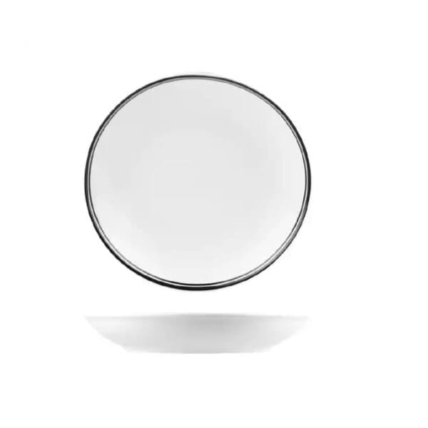 Round Coupe Bowl 1280ml Nano Cru Black