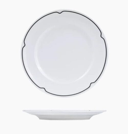 Round Plate 270mm w/ Wide Rim Charlotte
