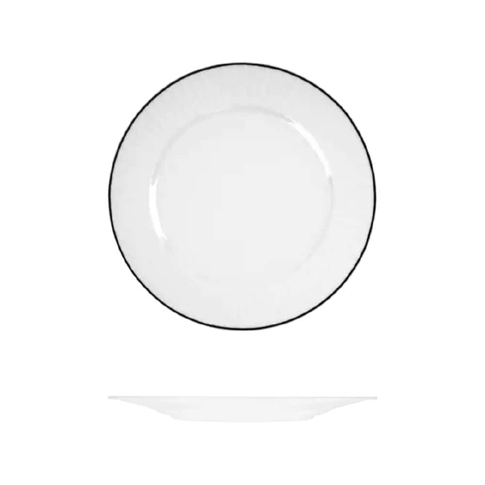 Round Plate 310mm w/ Wide Rim Harriette